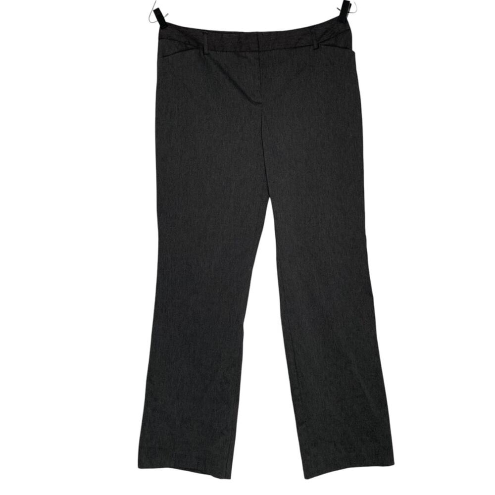 George Average Classic Charcoal Gray Heather Dress Pants Size 14 Belt Loops